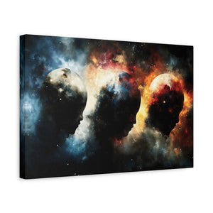 Cosmic Art Canvas, Space Home Decor, Astral Wall Art, Galaxy Prints, Modern Office Decor, Gift for Space Lovers, Unique Artwork