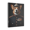 Pembroke Welsh Corgi Military Wall Art - Patriotic Dog Décor for Army, Air Force, Navy, Marines