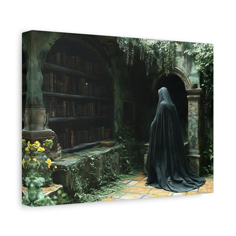 Mystical Canvas Wall Art, Enchanted Decor for Home, Dark Aesthetic Artwork, Gothic Wall Hanging, Unique Gift Idea