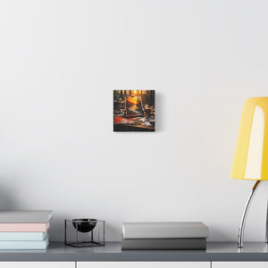 Sunset Landscape Canvas Art, Nature Decor, Home Wall Art, Gift for Art Lovers, Gallery Wrap, Modern Artwork