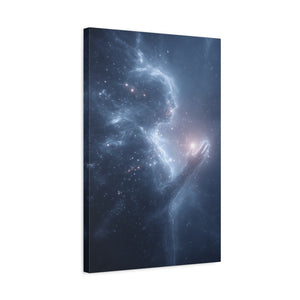 Celestial Canvas Art, Space Wall Decor, Cosmic Home Decor, Inspirational Gift, Science Fiction Wall Art