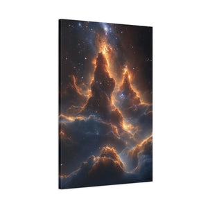 Cosmic Canvas Print, Galaxy Wall Art, Space Decor, Nebula Artwork, Science Fiction Home Decor, Planetary Interior Design