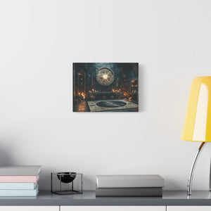Mystical Matte Canvas Wall Art, Gothic Home Decor, Spiritual Room Decoration, Witchy Aesthetic, Bohemian Wall Hanging
