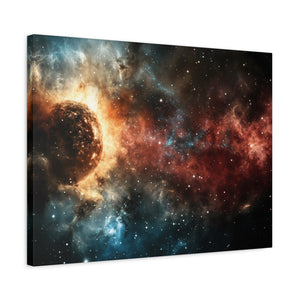 Cosmic Canvas Print, Wall Art, Outer Space Décor, Galaxy Artwork, Cosmic Home Décor