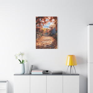 Autumn Landscape Canvas Wall Art Print, Fall Decor, Home Decoration, Nature Artwork, Seasonal Gift, Cozy Vibes, Rustic Wall Decor