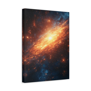 Cosmic Wall Art Canvas Print, Galaxy Decor for Home, Astronomy Gift, Space Lover Art