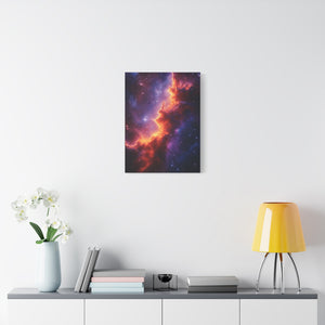 Stretched Canvas Print, Celestial Artwork, Home Decor, Space-Themed Gift, Office Wall Art, Galaxy Canvas