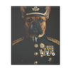 Dog, Bulldog, Military, Military Dress, Army, Air Force, Navy, Marines, Dog Wall Art, Dog Art, Military Wall Art, Military Art