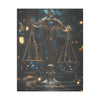 Canvas Art, Libra Astrological Sign, Stretched Canvas Print, AI Art, Matte Finish, Home Décor Wall Art