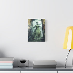 Hauntingly Elegant Canvas Art, Creepy Home Decor, Halloween Wall Art, Spooky Artwork, Gothic Living Room Decoration