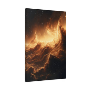 Canvas Wall Art, Cosmic Landscape, Celestial Décor, Starry Night Art, Space Wall Décor