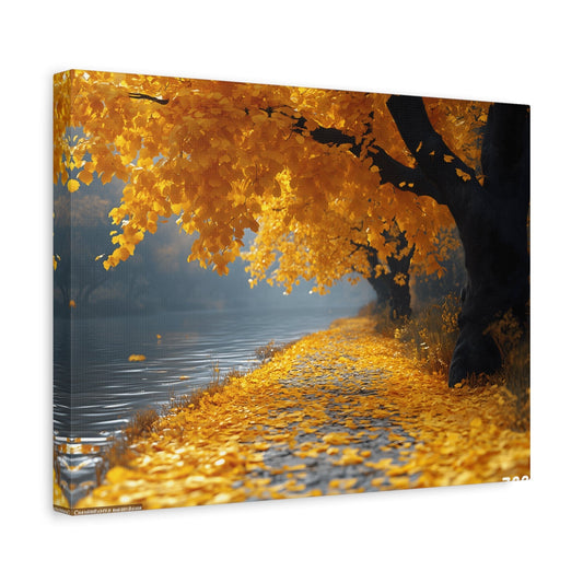 Autumn Serenity Canvas Wall Art, Fall Decor, Nature Photography, Thanksgiving Gift, Home Wall Decoration