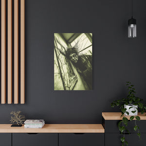 Horror Art Canvas Print, Unique Home Decor, Spooky Wall Art, Gothic Style, Creepy Gift Idea, Halloween Decoration