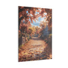 Autumn Décor, Canvas Art, AI Autumn Landscape, Nature Artwork Gift, Modern Wall Hanging, Unique Wall Art