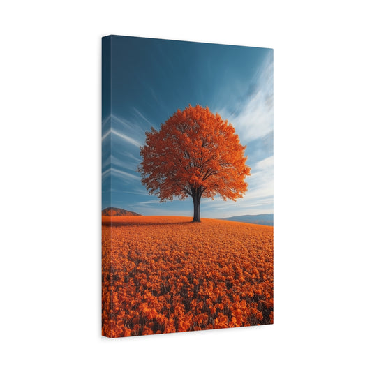 Vibrant Autumn Canvas Print - Colorful Home Decor, Fall Wall Art, Rustic Decor, Gift for Nature Lovers, Seasonal Art