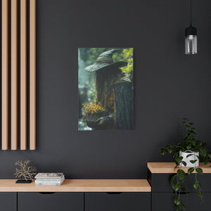 Mystical Canvas Art Print, Wall Decor, Nature Lover Gift, Autumn Decor, Wizard Painting, Fantasy Artwork
