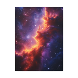 Stretched Canvas Print, Celestial Artwork, Home Decor, Space-Themed Gift, Office Wall Art, Galaxy Canvas