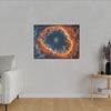 Galaxy Glow Wall Art Print, Cosmic Spiral Nebula Canvas Décor, Space Themed Print, Celestial Home Décor, Astronomy Art