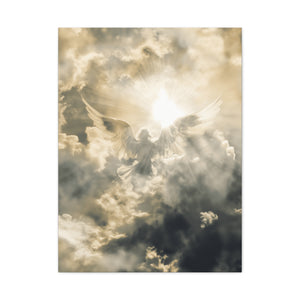 Angel Cloud Canvas Print | Spiritual Wall Art, Home Decor, Gift for Meditation, Religious Art, Inspirational Print