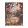 Autumn Décor, Canvas Art, AI Autumn Landscape, Nature Artwork Gift, Modern Wall Hanging, Unique Wall Art