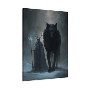 Mystical Fantasy Art Canvas, Wall Decor, Home Decoration, Gift for Fantasy Lovers, Dark Aesthetic Art