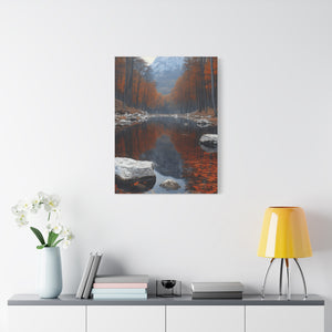 Autumn Landscape Canvas Print | Stretched Wall Art, Home Décor, Nature Artwork, Gift Idea