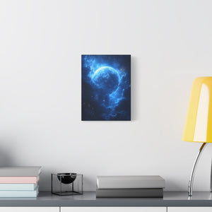 Stellar Canvas Art Print, Galaxy Wall Décor, Celestial Home Decoration, Starry Night Artwork, Cosmic Blue Decor