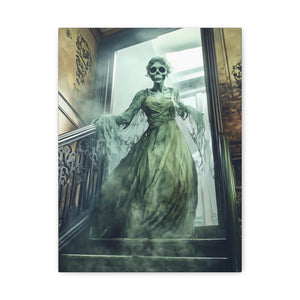 Hauntingly Elegant Canvas Art, Creepy Home Decor, Halloween Wall Art, Spooky Artwork, Gothic Living Room Decoration