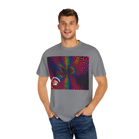 Psychedelic Shroom T-Shirt, Unisex Tie-Dye Tee for Festivals, Bohemian Style Shirt, Trippy Graphic Top, Gift for Mushroom Lovers