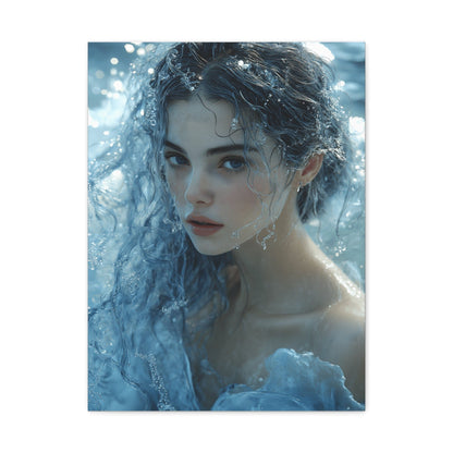 Serene Ocean Canvas Wall Art, Nature Décor, Home Aesthetics, Modern Artwork, Gift for Ocean Lovers - BldyLcks Designs