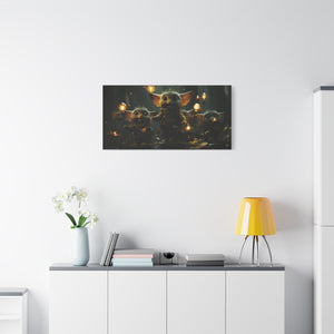 Whimsical Creature Canvas Art, Magic Decor, Playful Wall Art, Fantasy Home Decor, Kids Room Art