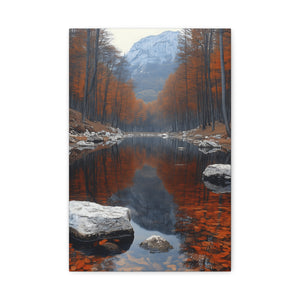 Autumn Landscape Canvas Print | Stretched Wall Art, Home Décor, Nature Artwork, Gift Idea