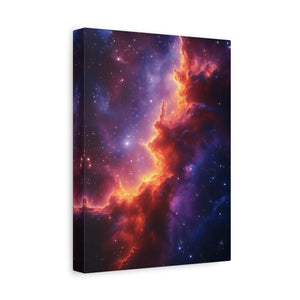 Stretched Canvas Print, Celestial Artwork, Home Decor, Space-Themed Gift, Office Wall Art, Galaxy Canvas