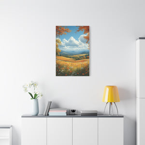 Autumn Landscape Canvas, Home Décor, Gift for Nature Lovers