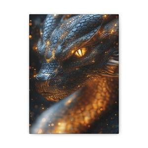 Majestic Dragon Canvas Print, Fantasy Wall Art, Home Décor, Gift for Dragon Lovers
