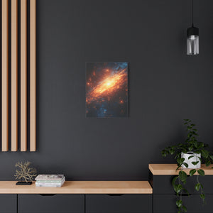 Cosmic Wall Art Canvas Print, Galaxy Decor for Home, Astronomy Gift, Space Lover Art