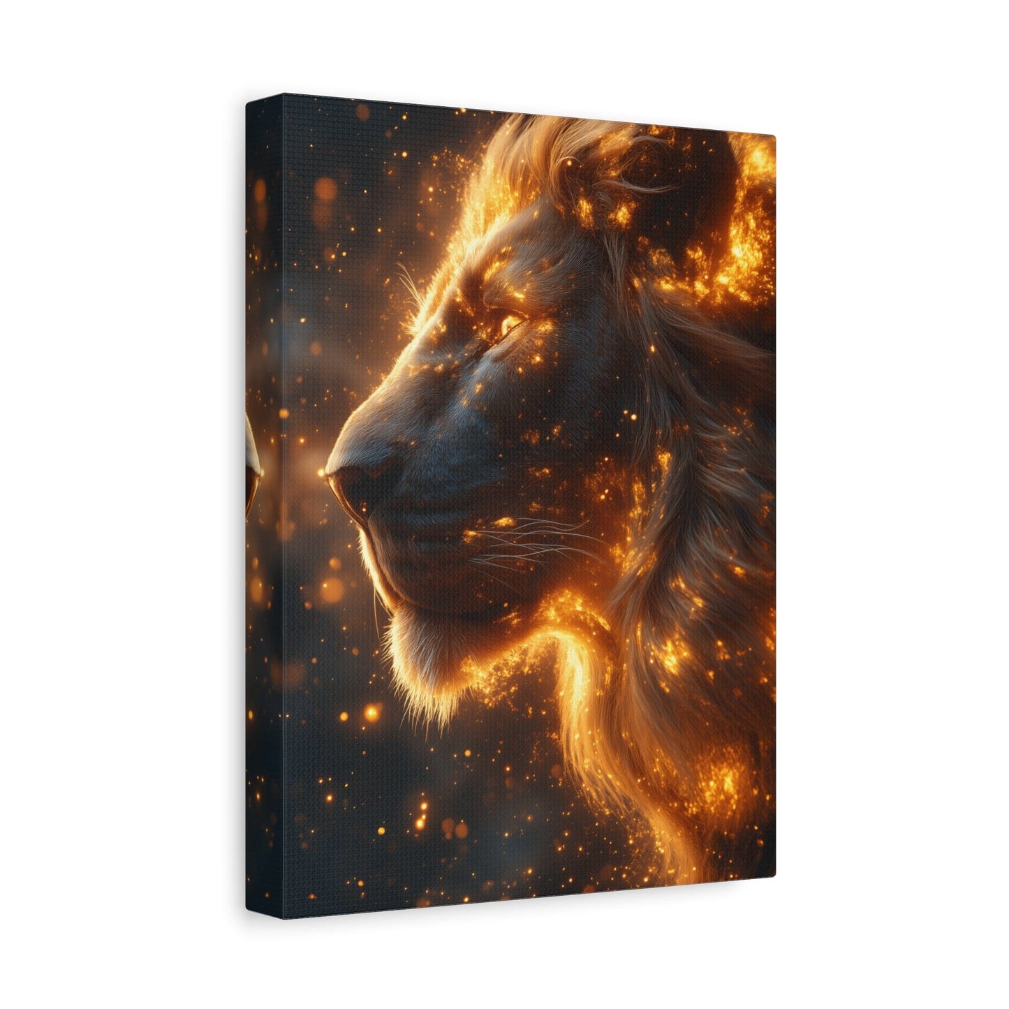 Majestic Lion Canvas Art - Wall Decor, Animal Print, Home Decoration, Gift for Animal Lovers, Stunning Wall Art