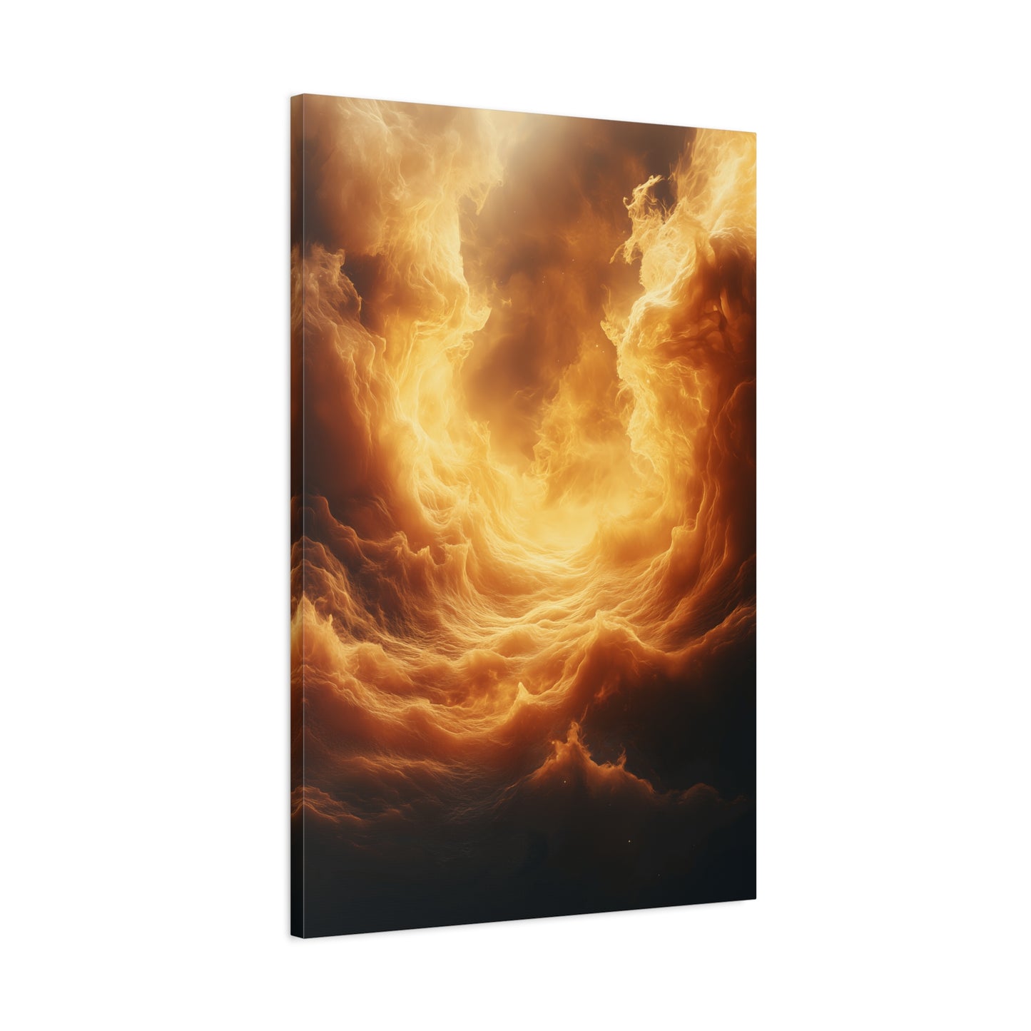 Stretched Canvas Print, Dreamy Cloud Artwork, Atmospheric Wall Decor, Abstract Art for Home, Modern Living Space Decoration