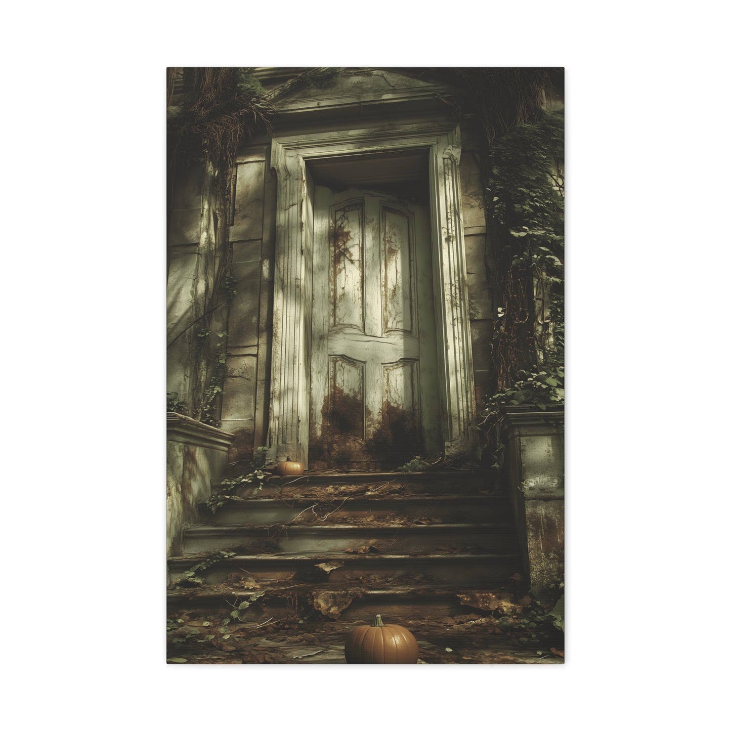 Mystical Doorway Canvas Art Print, Home Decor, Wall Art, Gift for Home, Haunted House Decor, Unique Artwork