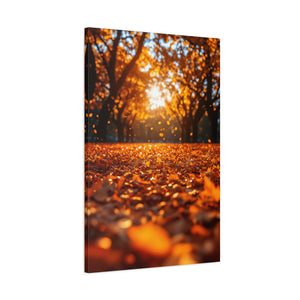 Autumn Landscape Canvas Print, Fall Decor, Cozy Room Art, Home Wall Decor, Gift for Nature Lovers, Thanksgiving Decoration