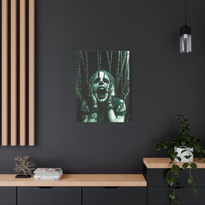 Gothic Art Canvas Print, Spooky Home Decor, Wall Art for Halloween, Unique Gift for Art Lovers, Dark Aesthetic Decoration