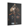 Poodle Military Wall Art - Patriotic Dog Décor for Army, Air Force, Navy, Marines