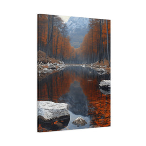 Autumn Landscape Canvas Print | Stretched Wall Art, Home Décor, Nature Artwork, Gift Idea