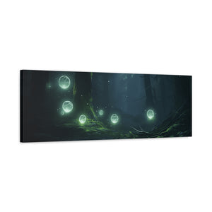 Mystical Forest Canvas Wall Art, Enchanted Decor, Forest Spirit Painting, Home Aesthetic, Nature Lover Gift