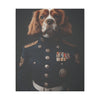 Cavalier King Charles Spaniel Military Wall Art - Patriotic Dog Décor for Army, Air Force, Navy, Marines