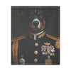 Australian Shepherd Military Wall Art - Patriotic Dog Decor for Army, Air Force, Navy, Marines