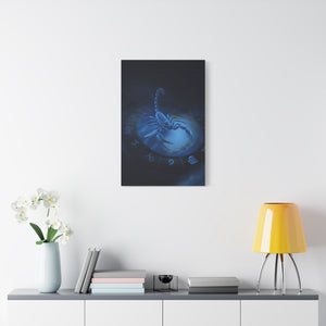 Scorpio Zodiac Wall Art, Astrology Decor, Mystic Home Gallery, Celestial Canvas, Gift for Astrologers, Unique Bedroom Decor