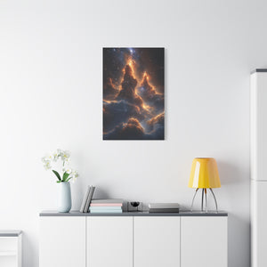 Cosmic Canvas Print, Galaxy Wall Art, Space Decor, Nebula Artwork, Science Fiction Home Decor, Planetary Interior Design