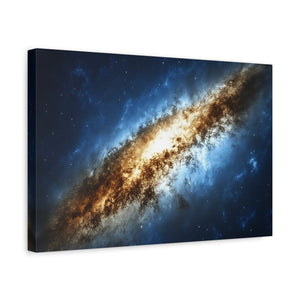 Galactic Canvas Art Print, Space Decor, Nebula Wall Art, Home Office Decor, Astronomical Gift