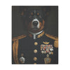 Australian Shepherd Military Wall Art - Patriotic Dog Decor for Army, Air Force, Navy, Marines